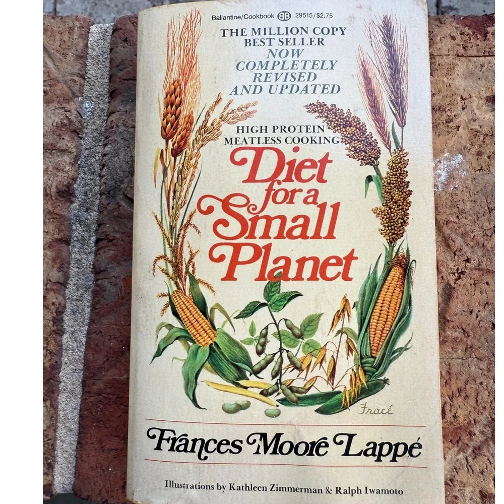 Diet for a Small Planet Frances Moore Lappe Vintage 1981 Vegetarian Cookbook
